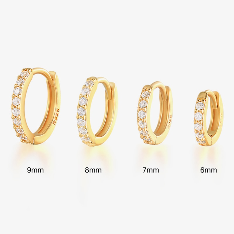 Sparkling Pave Earrings – Lumina