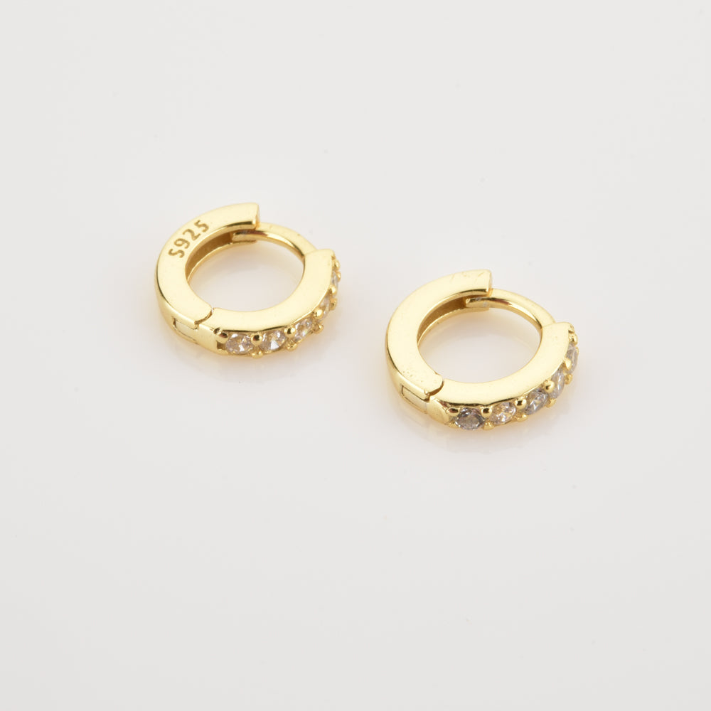 Sparkling Pave Earrings – Lumina