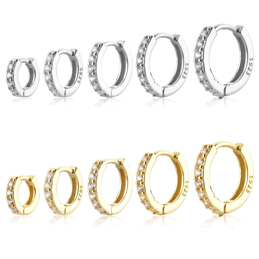 Sparkling Pave Earrings – Lumina