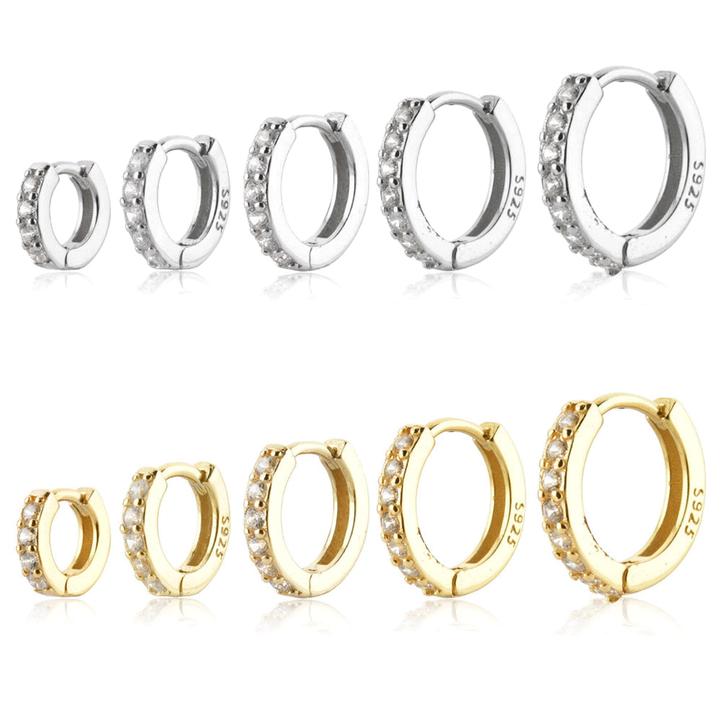 Sparkling Pave Earrings – Lumina
