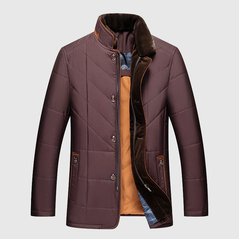 Quilted Men's Winter Jacket with Premium Insulation Technology - Arctix Pro