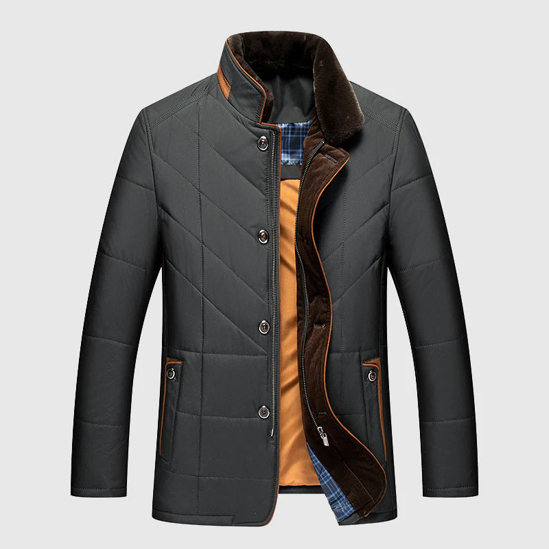 Quilted Men's Winter Jacket with Premium Insulation Technology - Arctix Pro