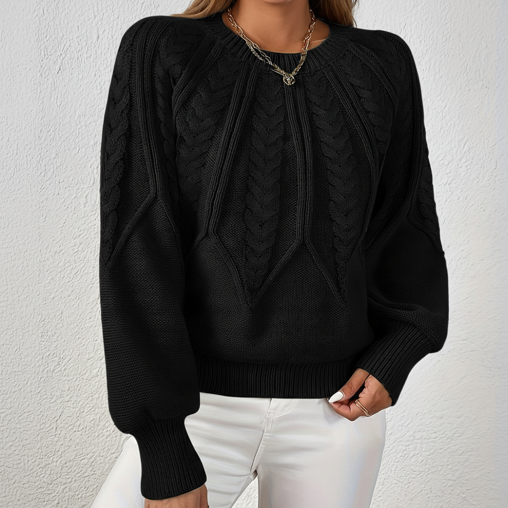Kabelstrickpullover - Karin