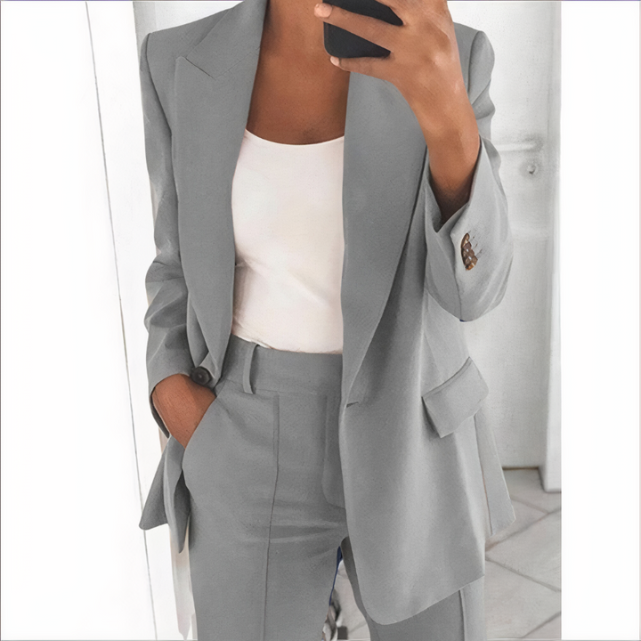 Trendy blazer- og buksetøj til damer - Sanne