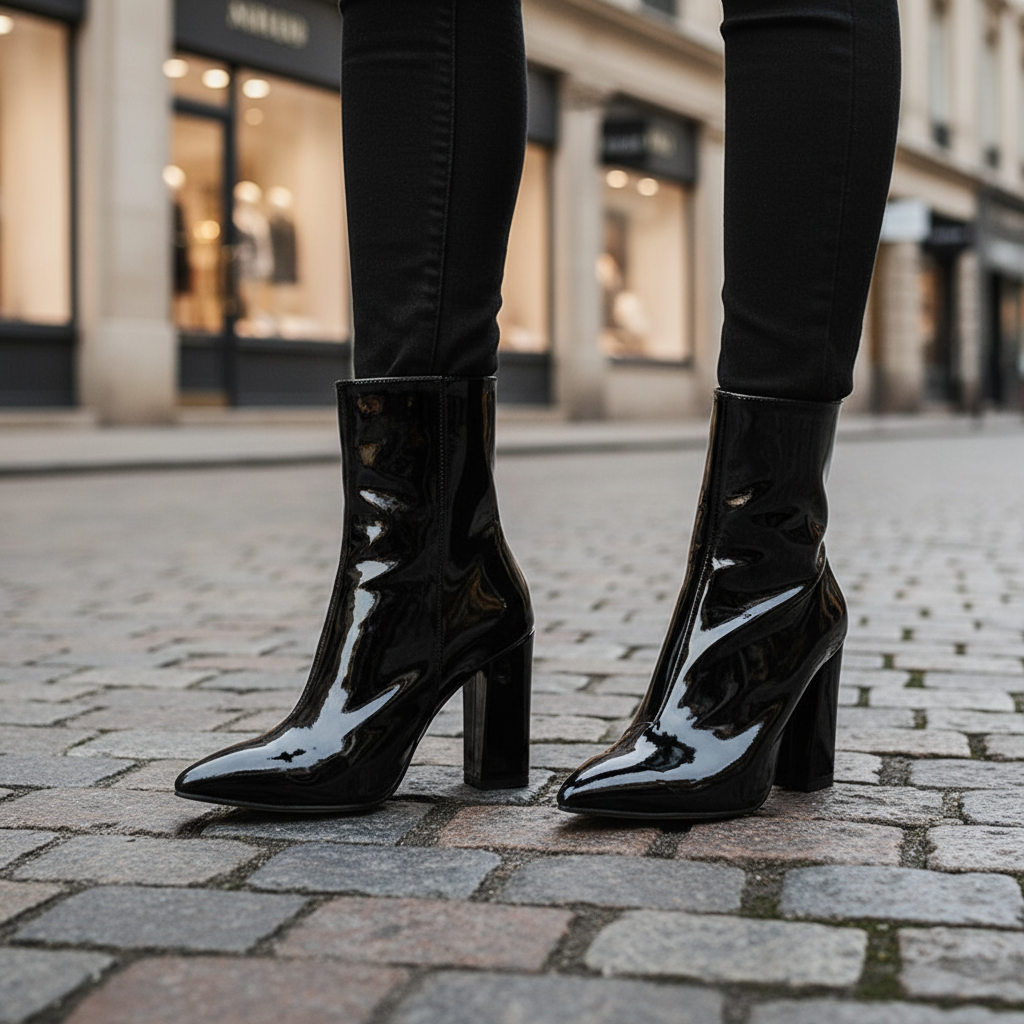 Lackleder Boots - Annalena