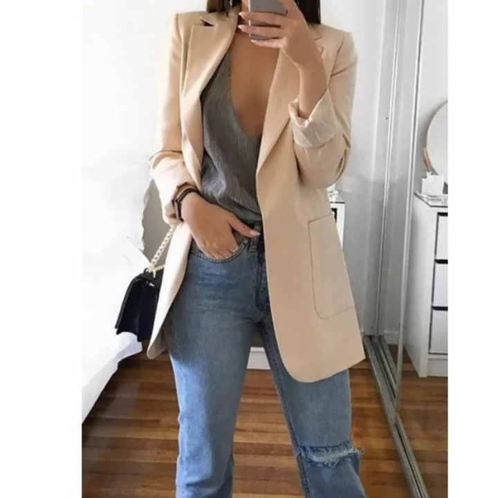 Blazer largo de moda para mujer - Valentina