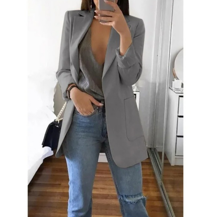 Blazer largo de moda para mujer - Valentina