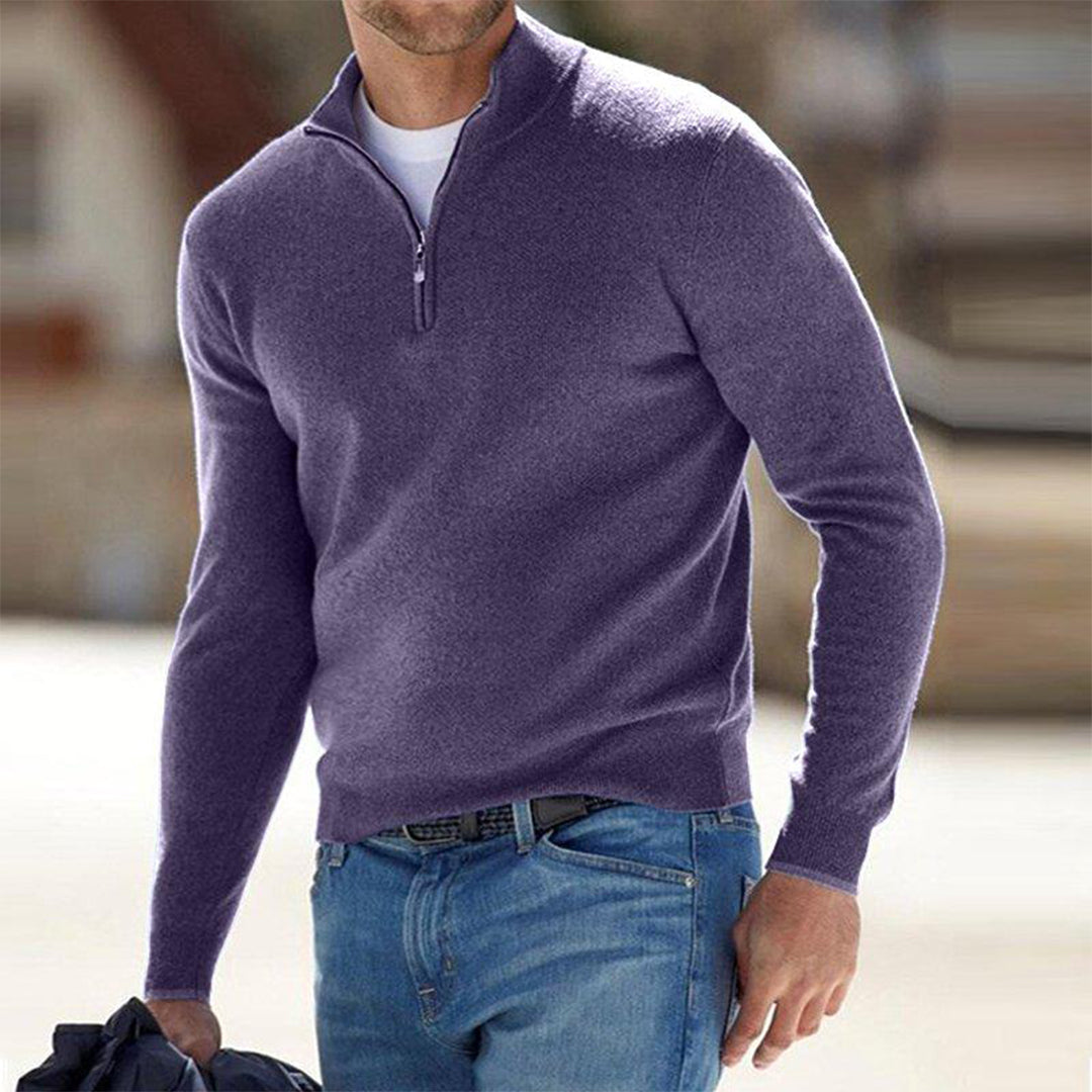 Men's Pullover with Zipper - Mason