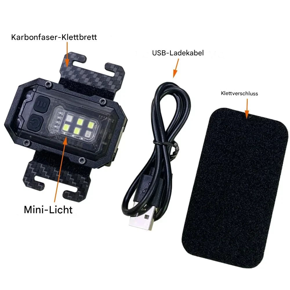 Linterna táctica recargable por USB - LumiTac Mini