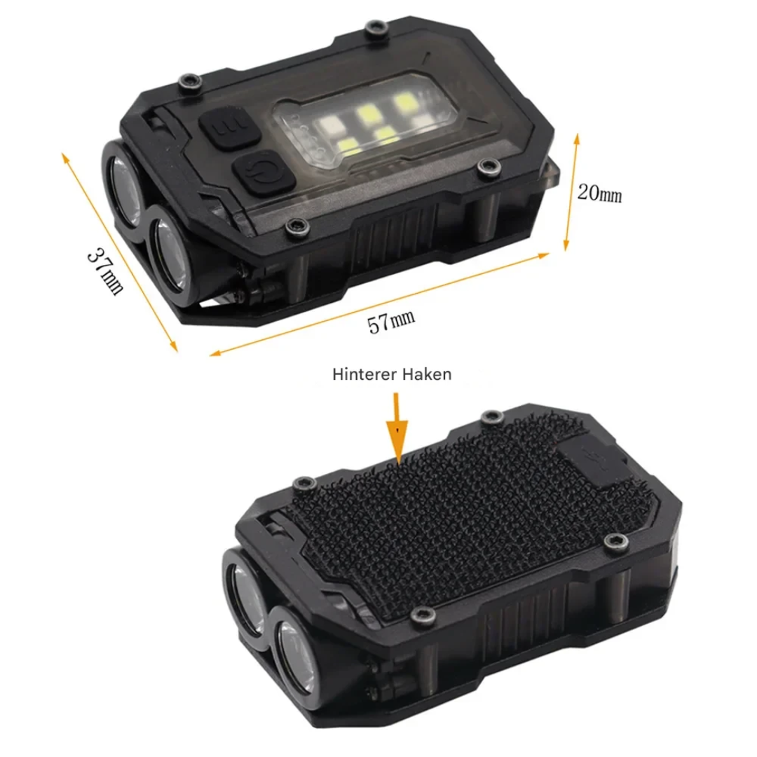 Linterna táctica recargable por USB - LumiTac Mini