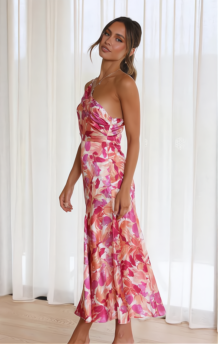 Stilfuld sommerkjole med blomsterprint - Zoë