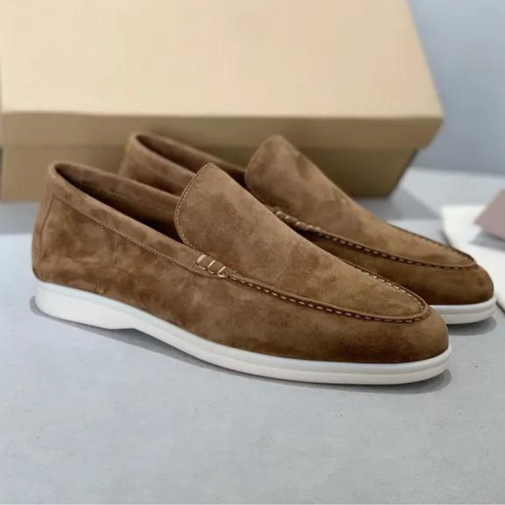 Luxurious Suede Men's Loafers - Arthur