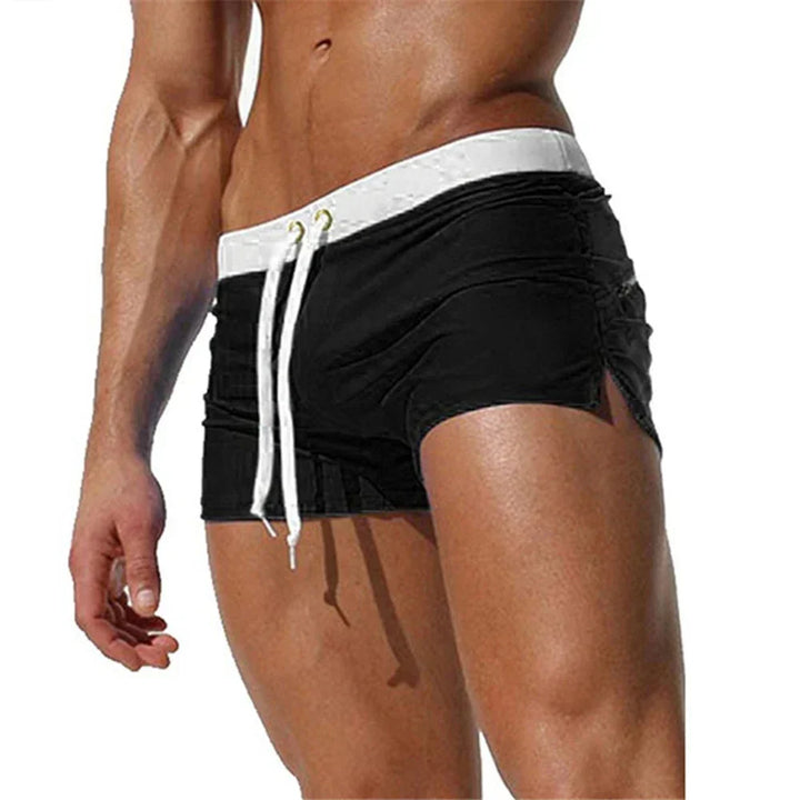 Quick-drying men's swim shorts with pockets – Leano