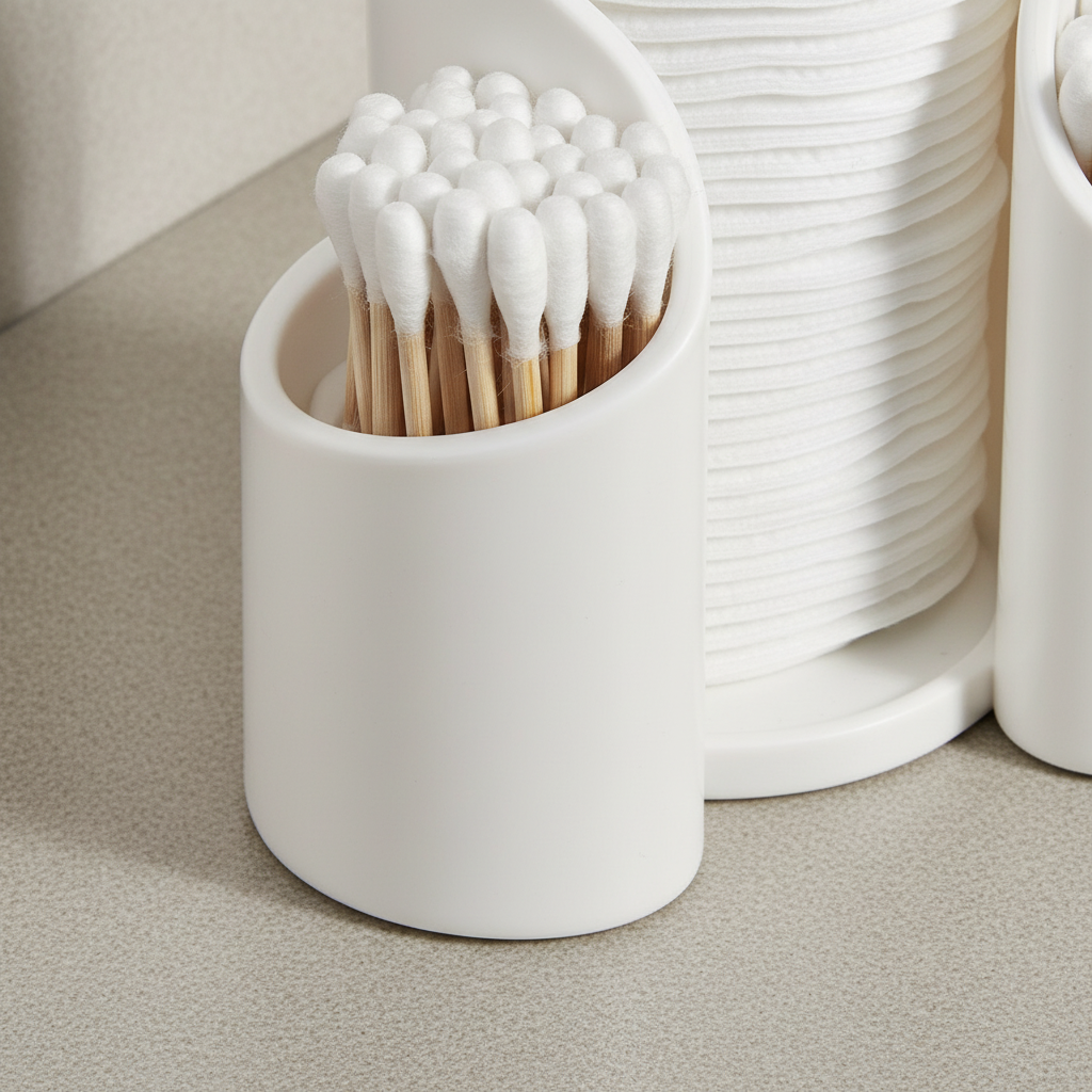 Minimalistische Badezimmerorganisation - CareCube