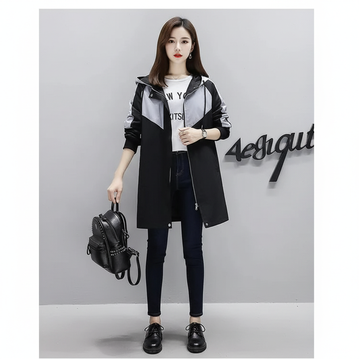 Mittel Langer Trenchcoat - Elisa
