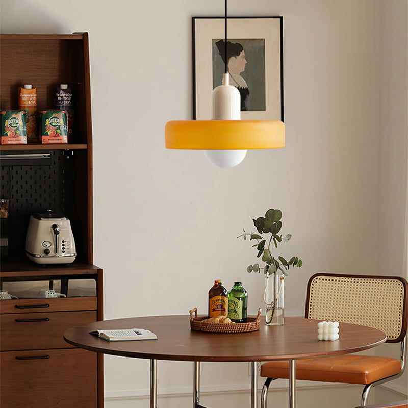 Colorful pendant lamp in Bauhaus style - StiloGlas