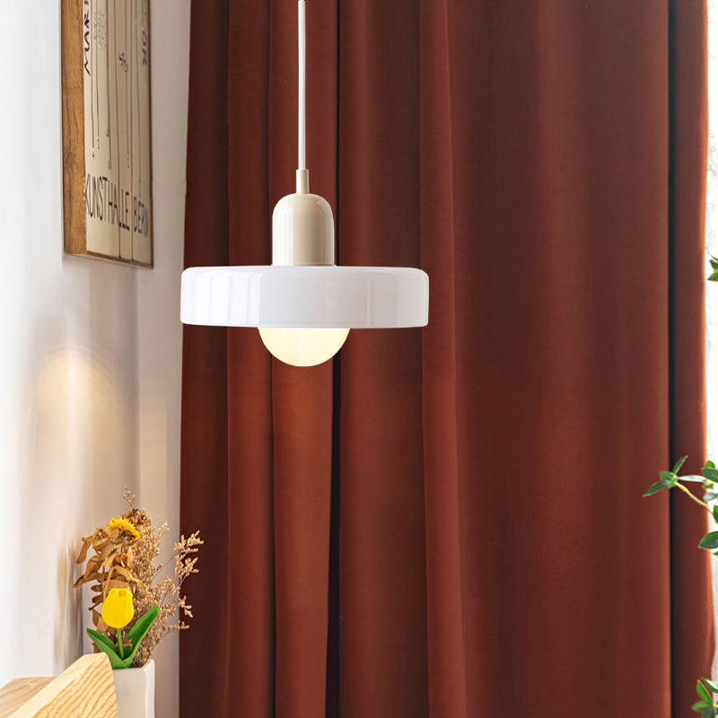 Colorful pendant lamp in Bauhaus style - StiloGlas