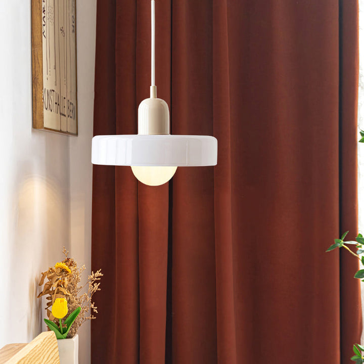 Colorful pendant lamp in Bauhaus style - StiloGlas