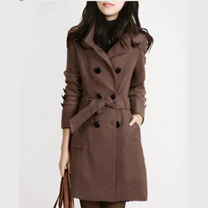 Stylish Women's Winter Jacket with Belt – Sophie