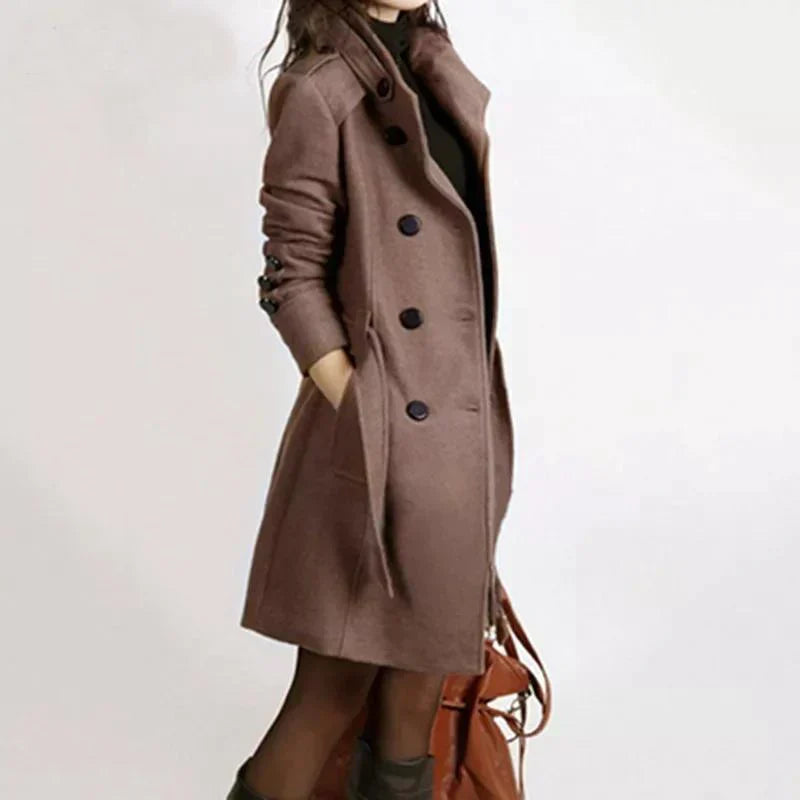Stylish Women's Winter Jacket with Belt – Sophie