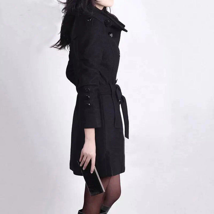 Stylish Women's Winter Jacket with Belt – Sophie