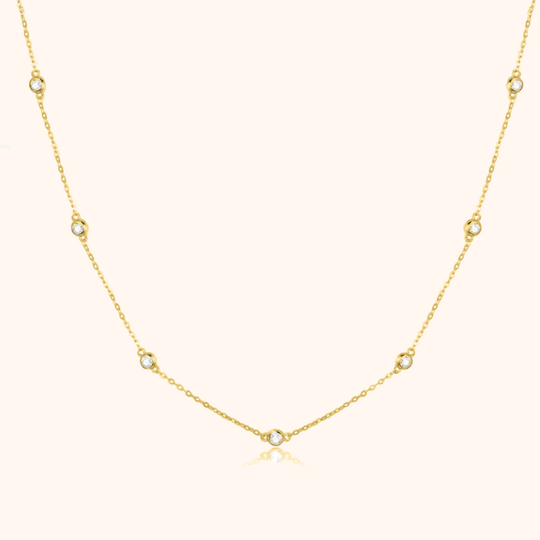 Stylish Cubic Zirconia Necklace – Elara