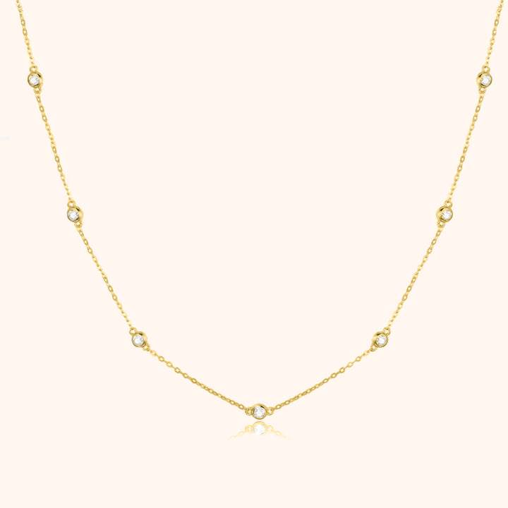 Stylish Cubic Zirconia Necklace – Elara