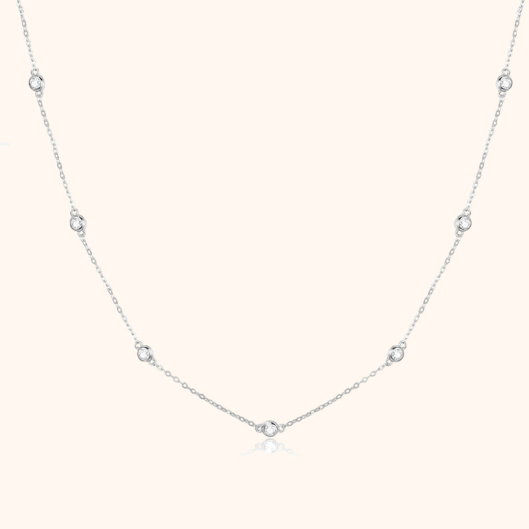Stylish Cubic Zirconia Necklace – Elara