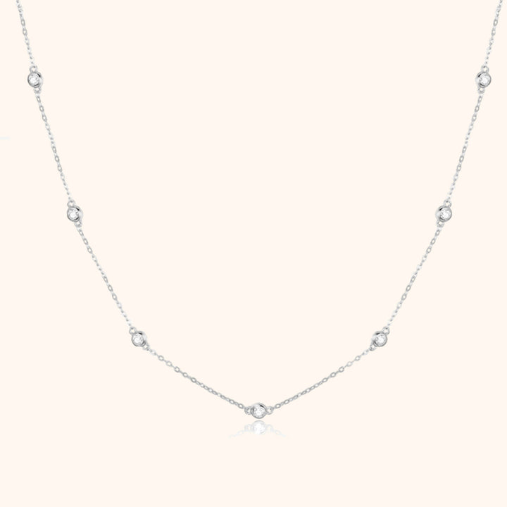 Stylish Cubic Zirconia Necklace – Elara