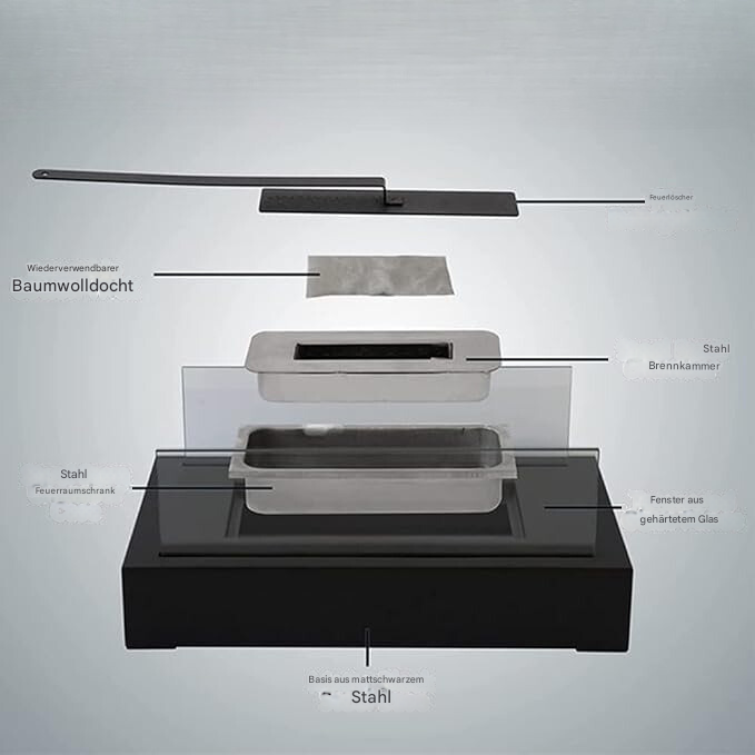 Portable Table Fireplace - LumaFlame