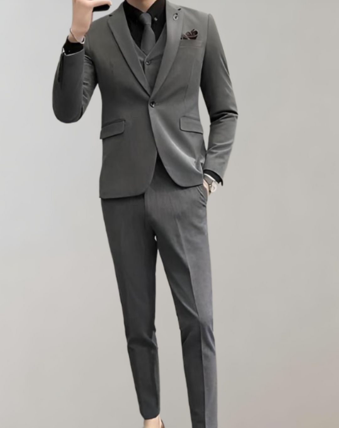 Traje de hombre cómodo de 3 piezas - Felix