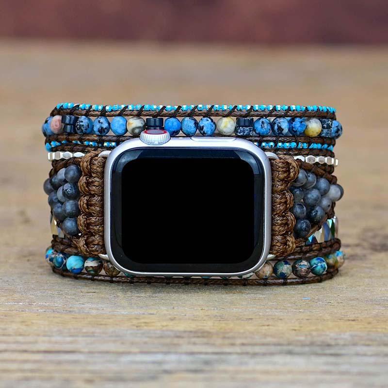Edelstein Apple Watch-armbånd - Azure