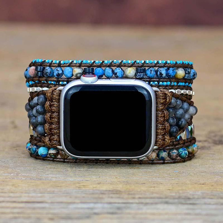 Edelstein Apple Watch-armbånd - Azure