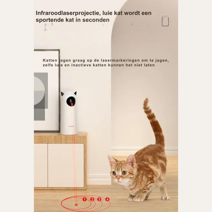 Interaktivt laser-kattespill – LaserPaw