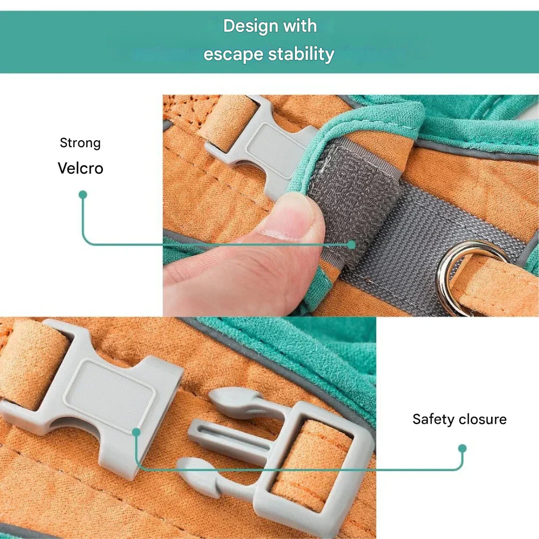 Arnés ajustable para gatos con correa – WhiskerWander