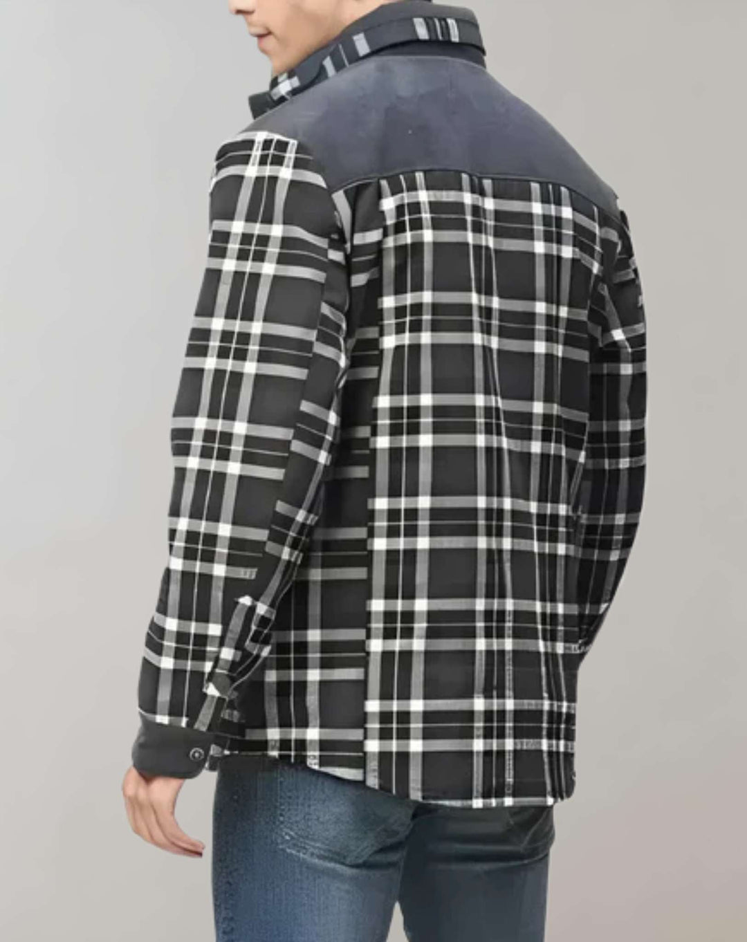 Foret herreflanelljakke med fleece – Flanellstil