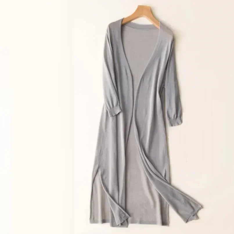 Women's cardigan with long sleeves - Elda