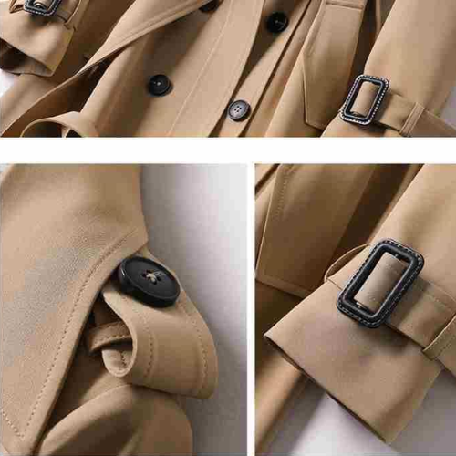 Stilfuld dame trenchcoat - Astra