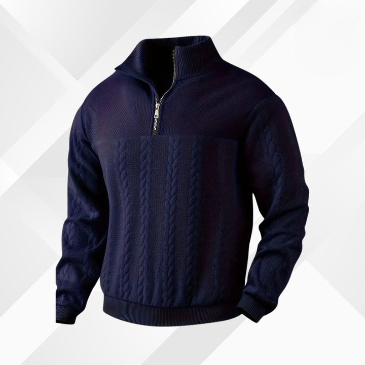 Men's Sweater with Cashmere Merino Wool – Autumn Magic Severin