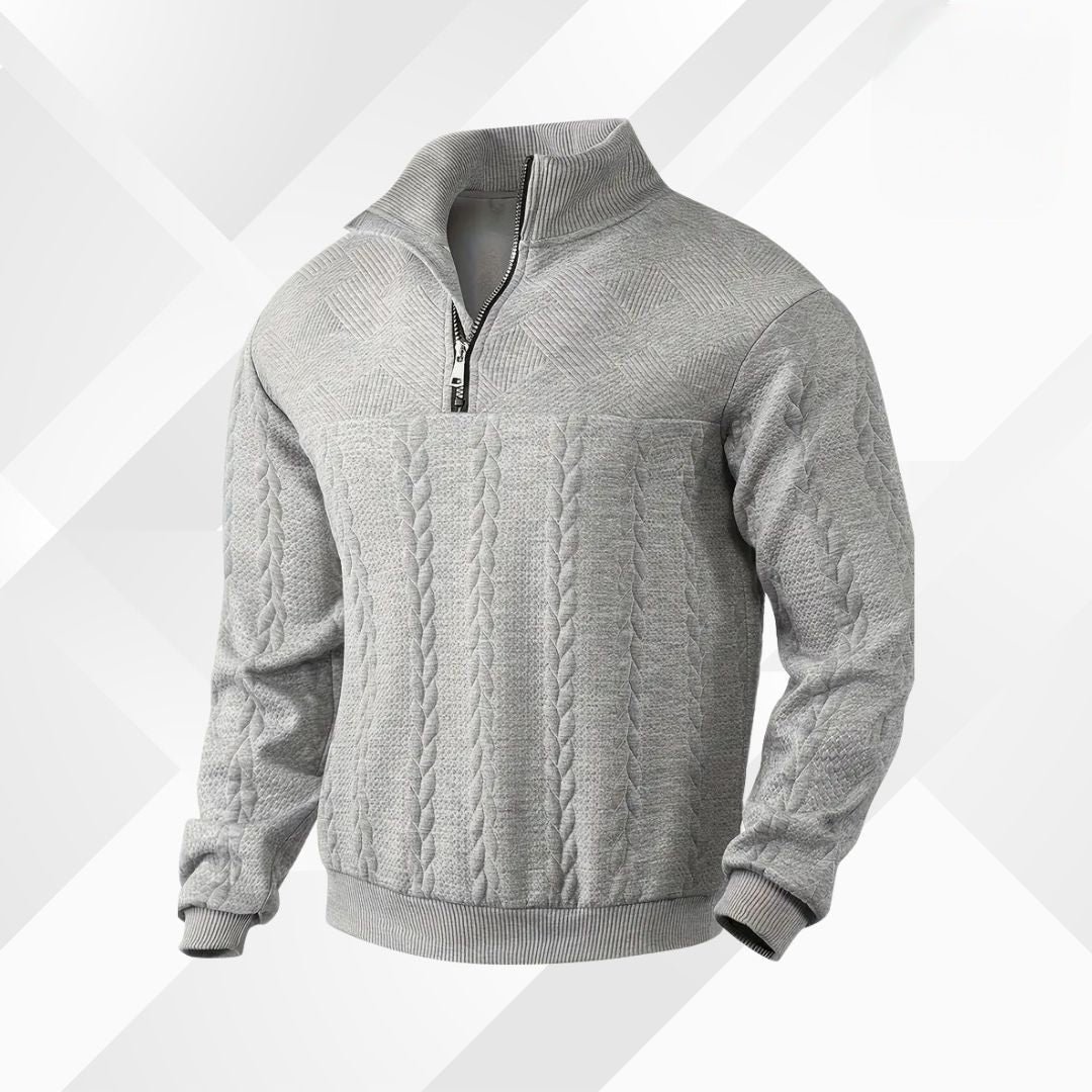 Men's Sweater with Cashmere Merino Wool – Autumn Magic Severin