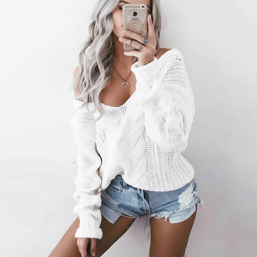 Oversize Strickpullover - Carolin