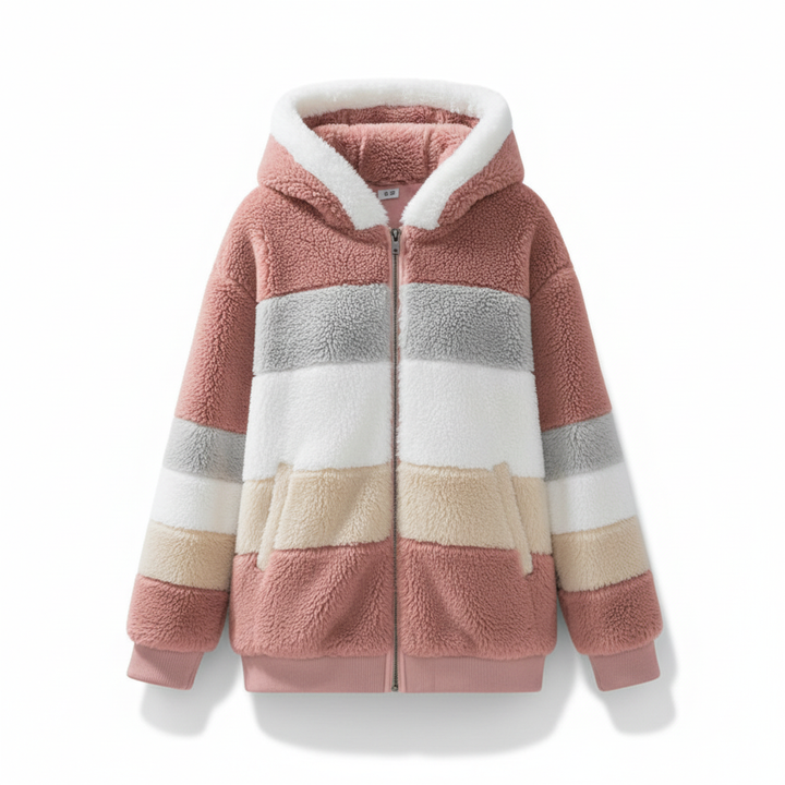 Oversized Fleece-Weste -  Julia