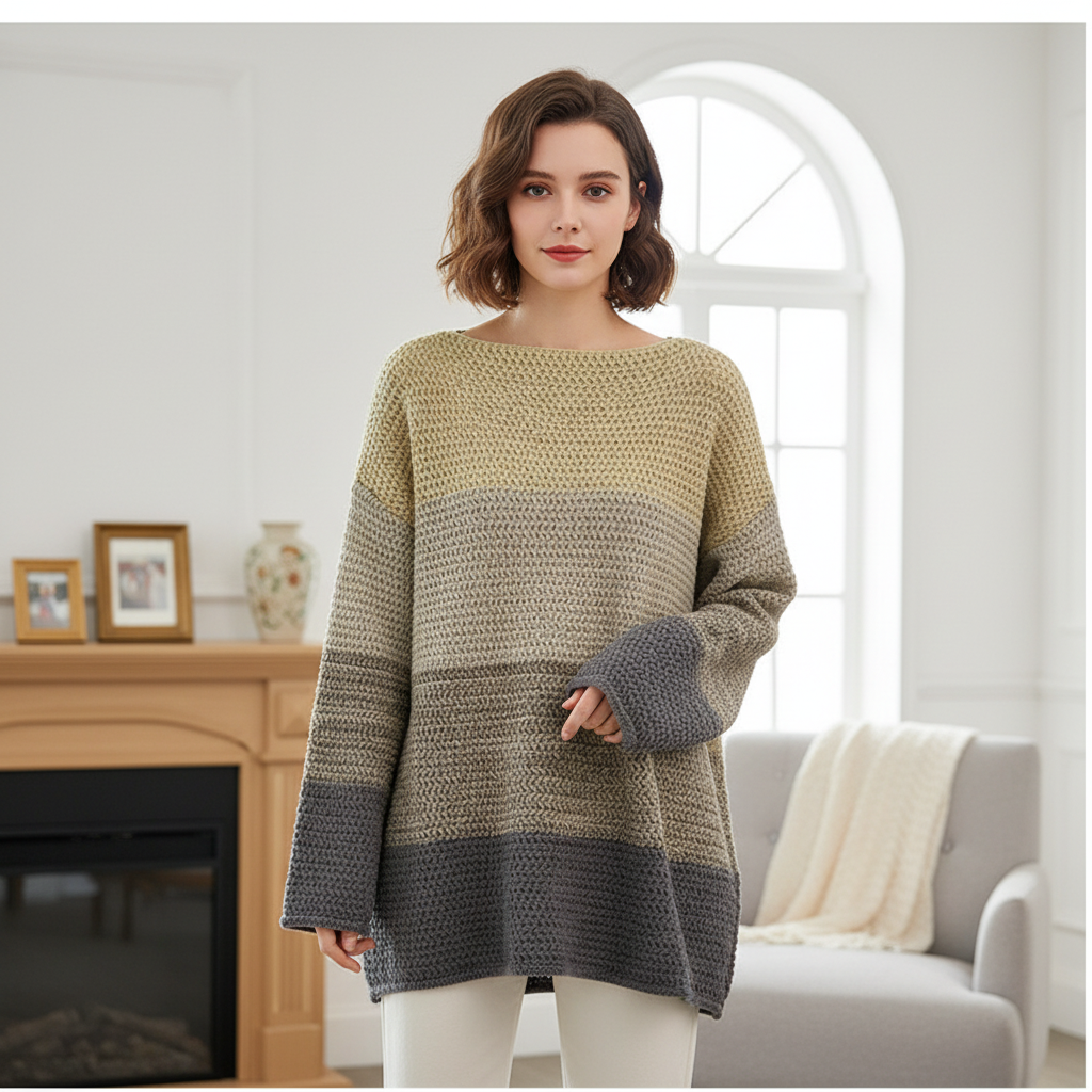 Oversized Strickpullover -  Monika
