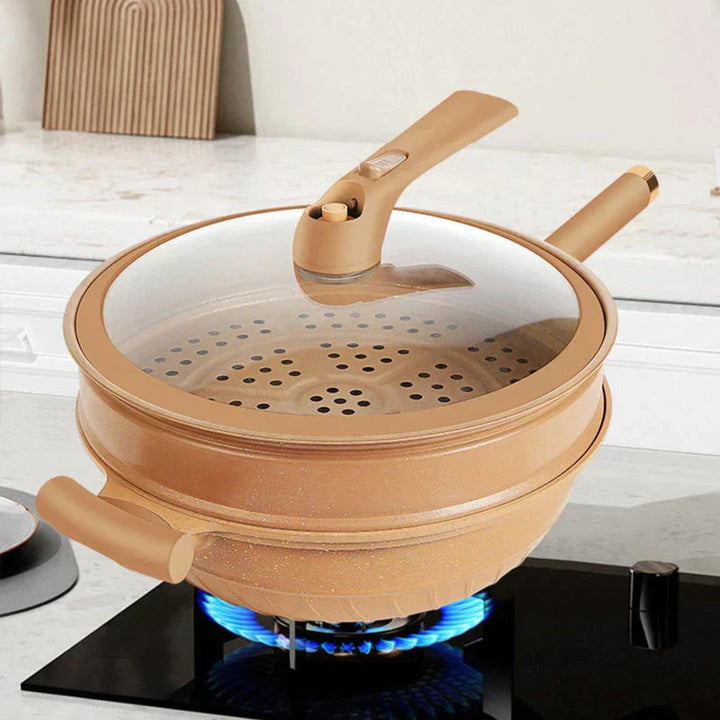 Multifunctional Wok Pan with Non-Stick Coating - CookFlex