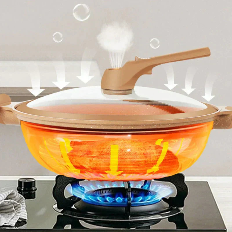 Multifunctional Wok Pan with Non-Stick Coating - CookFlex