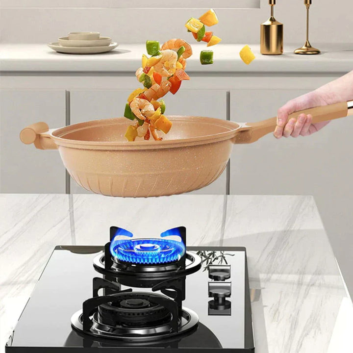 Multifunctional Wok Pan with Non-Stick Coating - CookFlex