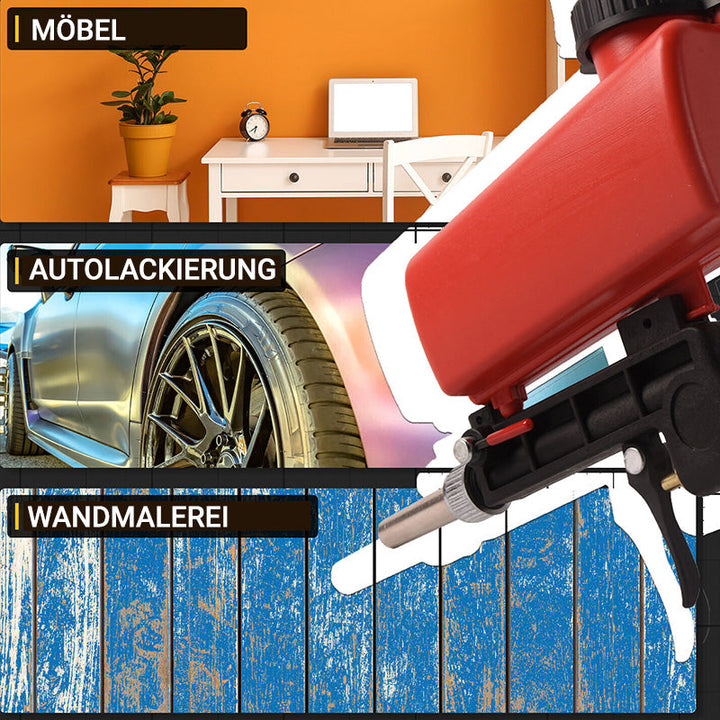 Tragbare handgehaltene pneumatische Sandstrahlpistole