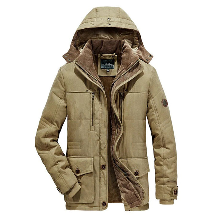 Chaqueta de invierno cálida para hombre con forro polar - Everest