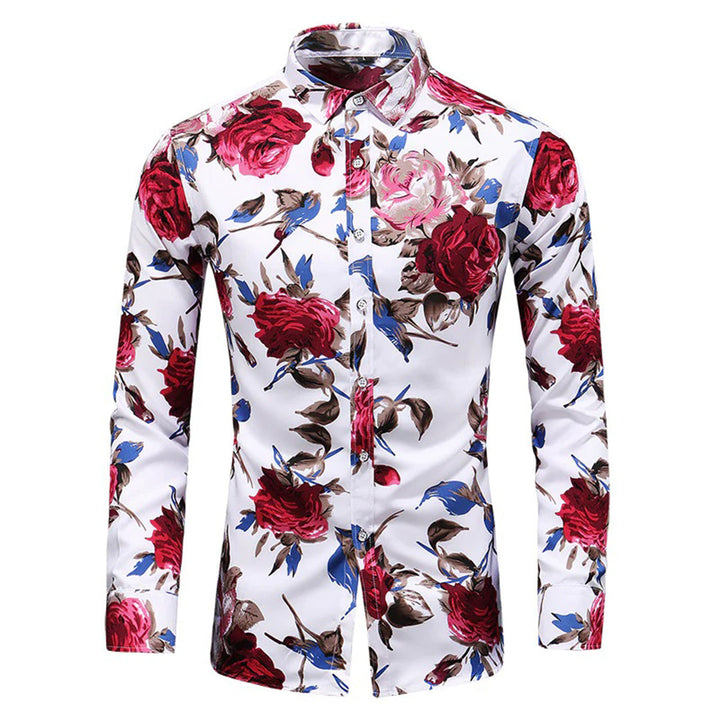 Trendy Floral Pattern Shirt - Finn