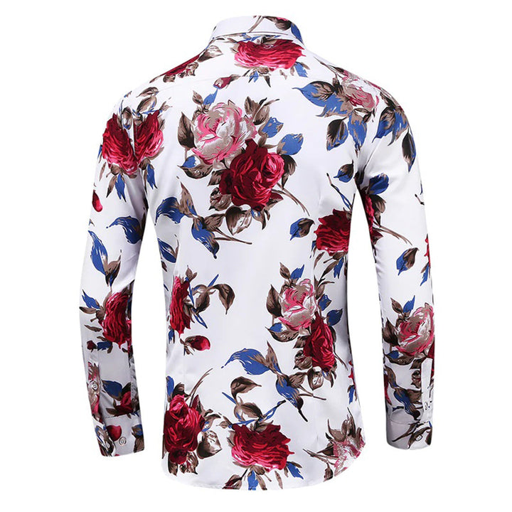 Trendy Floral Pattern Shirt - Finn